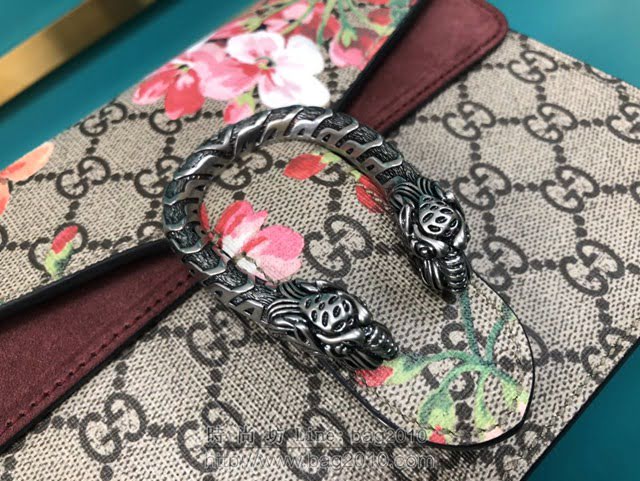 Gucci古馳包包 G家新款女包 款號:421970 古奇鏈條單肩斜挎包 Gucci小號酒神包  gdj1347